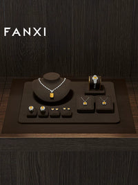 FANXI Premium Jewelry Display Stands for Necklaces, Rings, Bracelets, and Pendants