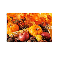 Thanksgiving Harvest Photography Backdrop Wall Tapestry for Indoor Decoration 150x90cm