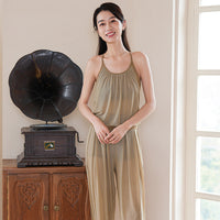 Women's Loose Breathable Mesh Yoga Pants, Wide Leg Pilates Harem Lounge Pants