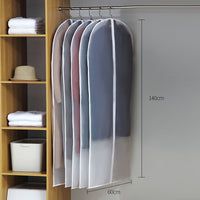 Translucent Garment Bags with Zipper for Clothes Storage and Dust Protection