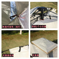 Automatic Pop-Up Single Person Camping Tent with Double Doors, Lightweight & Thickened for Outdoor/Indoor Use