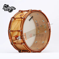Doc Sweeney USA Handcrafted Flame Birch Stave Snare Drum 14x7 inch