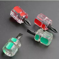 Mini Stubby Screwdriver Set - Phillips, Slotted, Torx - Small Manual Car Fender Repair Tool