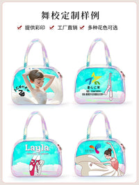 Girls' Ballet Dance Bag Kids/Adult Large Capacity Handbag for Dancewear Storage