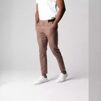 Men's Breathable Casual Cotton Long Pants for All Seasons