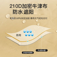 Outdoor Camping Tarp Shelter Sunshade Rainproof Portable Canopy for Picnic & Hiking
