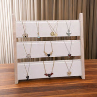 Multi-Layer Necklace Display Stand Jewelry Organizer Tray for Countertop and Booths