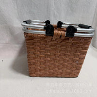 Handwoven Imitation Rattan Storage Basket for Picnics and Play