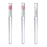 Silicone Lip Brush with Cap, Portable Dustproof Lip Mask Applicator, Lipstick and Eyeshadow Brush