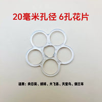 Transparent Floral Arranging Support Base for Vases - Orchid & Flower Stem Holder