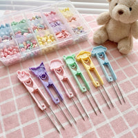 Perler Bead Pen Set with Single/Double Needles and Scoop for DIY Craft
