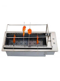 Automatic Rotating Commercial Charcoal BBQ Grill for Skewers
