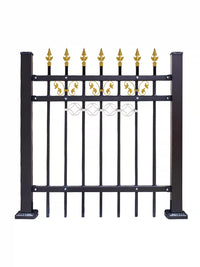 Zinc Steel Fence Panel for Outdoor Residential and Commercial Security