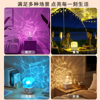 Dynamic Water Ripple Bluetooth Speaker with RGB Ambient Light and Remote Control