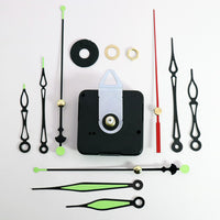 DIY Luminous Silent Quartz Clock Movement Kit with Hands for Wall Clocks