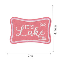 Embroidered Bar Theme Cartoon English Letter Patches for DIY Craft Decoration