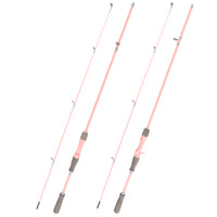 Pink Macaron Lure Fishing Rod Set with Reel - M/UL Power Solid Carbon Fiber for Sea Fishing & Long Casting