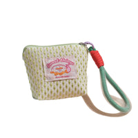Mini Mesh Wristlet Pouch - Cute Contrast Color Multifunctional Storage Bag for Cosmetics & Small Items