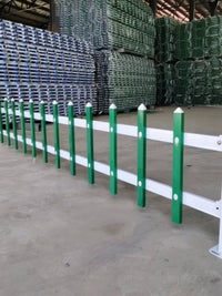 Galvanized Steel Garden Fence Outdoor Yard Flower Bed Vegetable Patch Kindergarten Barrier