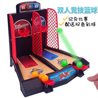 Mini Desktop Finger Catapult Basketball Game for Kids, Electronic Scoring