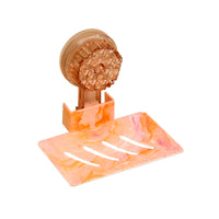Wall-Mounted Soap Dish with Drainage, Punch-Free, Portable, Multi-functional