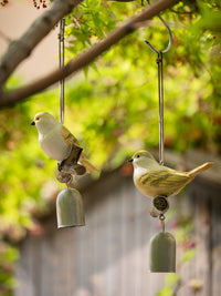 Juhan Outdoor Wind Chimes Bird Bell Hanging Ornament Garden Balcony Courtyard Decoration Healing Decompression Creative Decor