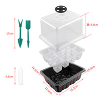 Breathable Seedling Starter Trays with Humidity Dome for Gardening and Plant Propagation