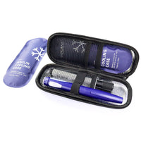 Portable Insulin Cooler Bag with Reusable Ice Packs for Travel