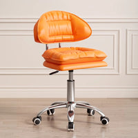 Adjustable Swivel Bar Stool with Backrest for Home Office & Vanity