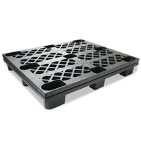 Black Grid Plastic Pallet for Shipping and Storage