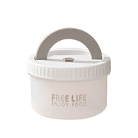 Round Airtight Food Storage Container with Lid for Coffee Beans, Grains, and Kitchen Storage
