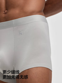 Bananain Silver Skin 500E Men's Modal Boxer Briefs, Plus Size Ice Silk Breathable Trunks, 3-Pack