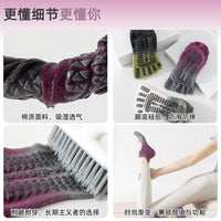 Women's Non-Slip Yoga Pilates Socks with Five Toes, Thin Cotton for Indoor Sports