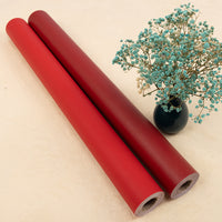 Self-Adhesive Red PVC Wallpaper for Walls, Waterproof Decorative Film