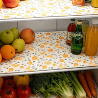 Refrigerator Liner Mats - Absorbent, Moisture-proof, Non-slip, Cuttable Shelf Liners for Kitchen Cabinets & Tables