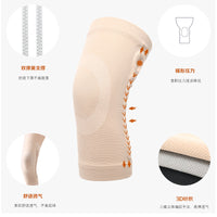 Thin Breathable Knee Brace for Cycling Running and Sports, Elastic Support for Joint Warmth in Air-Conditioned Rooms