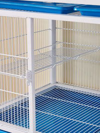 Dimeijia Deluxe Large Flight Cage for Mynah Cockatiel Budgie Pigeon Breeding Bird Cage
