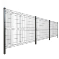 3D Curved Welded Wire Mesh Fence Panel for Security and Garden Enclosures