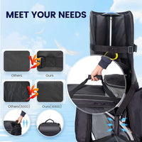 Golf Club Travel Bag with Wheels for Airline Luggage