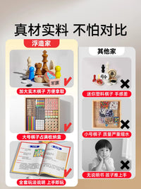 Magnetic Multi-Game Chess Set for Kids - Checkers, Gobang, Flying Chess, Chess, and More