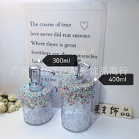 Diamond-Embellished Refillable Pump Bottles for Shampoo, Lotion, and Soap - Portable Travel Size for Hotel Bathrooms
