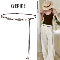 Bohemian Woven Waist Rope Belt for Dresses and Accessories