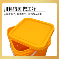 Poultry Feeder and Waterer Bucket for Chickens, Ducks, Geese - Spill-Proof Design