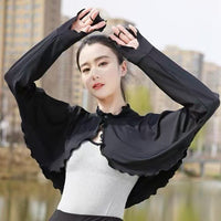 Women's Sun Protection Shawl with Sleeves, UV Protection Cape for Cycling and Driving