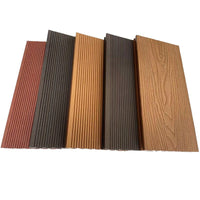 Outdoor PE Wood Plastic Composite Decking Tiles for Garden Patio Balcony, 300x300mm Interlocking WPC Boards