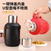 316 Stainless Steel Insulated Water Bottle with Handle for Travel and Outdoor Use