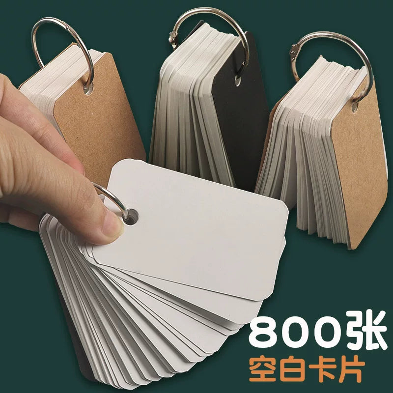 Mini Portable Ring Binder Notebook Set for Notes and Study