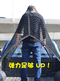 Pickup Truck Bed Cargo Stabilizer Bar and Net for F150 Raptor