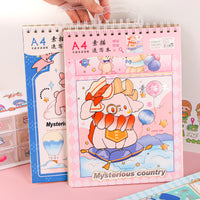 A4 Sketchbook for Students and Artists, Blank Art Drawing Paper for Pencils and Crayons