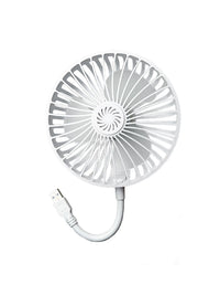 USB Mini Desk Fan with Flexible Gooseneck and Safety Cover, Quiet Operation for Home, Office, Dorm